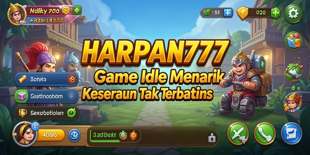 Tangkapan layar utama HARAPAN777 menampilkan aksi gameplay Idle yang menarik.