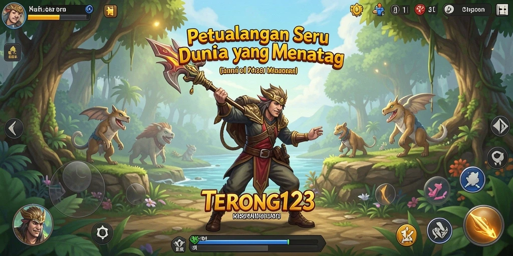 Screenshot menunjukkan aksi seru di dunia petualangan yang menantang.